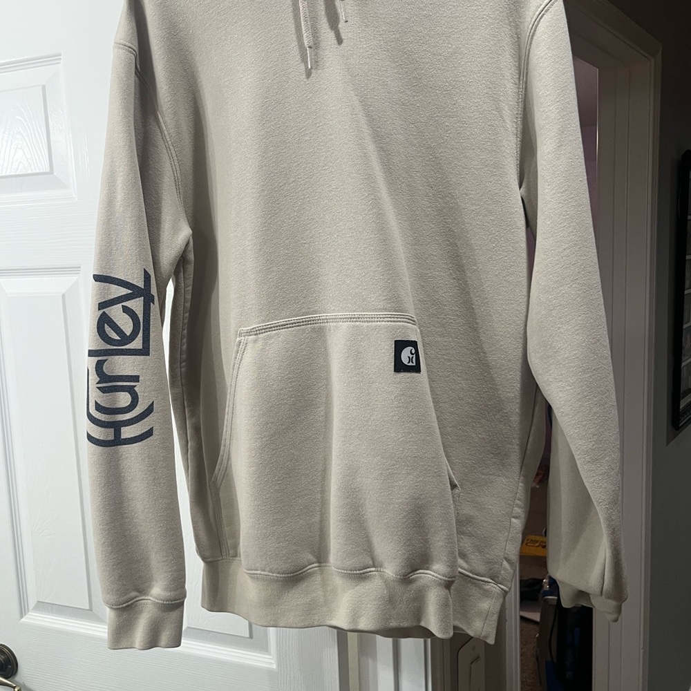 Hurley Men's Beige Hoodie